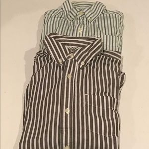 Button Down Shirts (2) - Boys Size 10/12